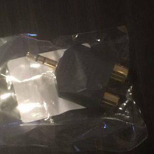 Gold Plated stereo Audio male Plug to 2 RCA female jack Y 3.5mm Adapter